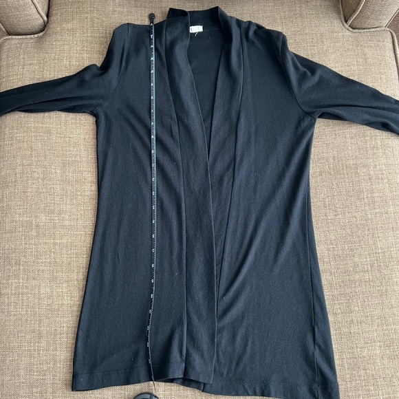 J.Crew XS Black Open Front Cotton Sweater/Cardigan Cotton/Polyester Blend - Picture 11 of 12